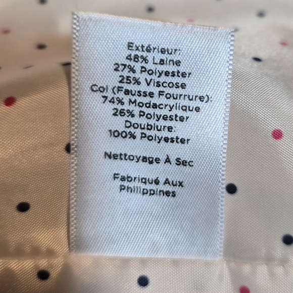 ​Talbots Petites Cream Wool Blend Two-Button Blazer - Ivory - Size 16P - Picture 2 of 8